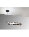 GLADIS- LAMPARA GRANDE NEGRO-SMOKE